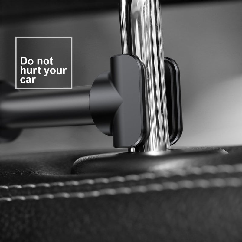 FYOUNG Car Headrest Mount Compatible with Switch 2 Model 2025/ Swith OLED/Switch, Adjustable Car Holder Compatible with Switch/iPhone/iPad and Other Devices (4"-11")-Black - Image 4
